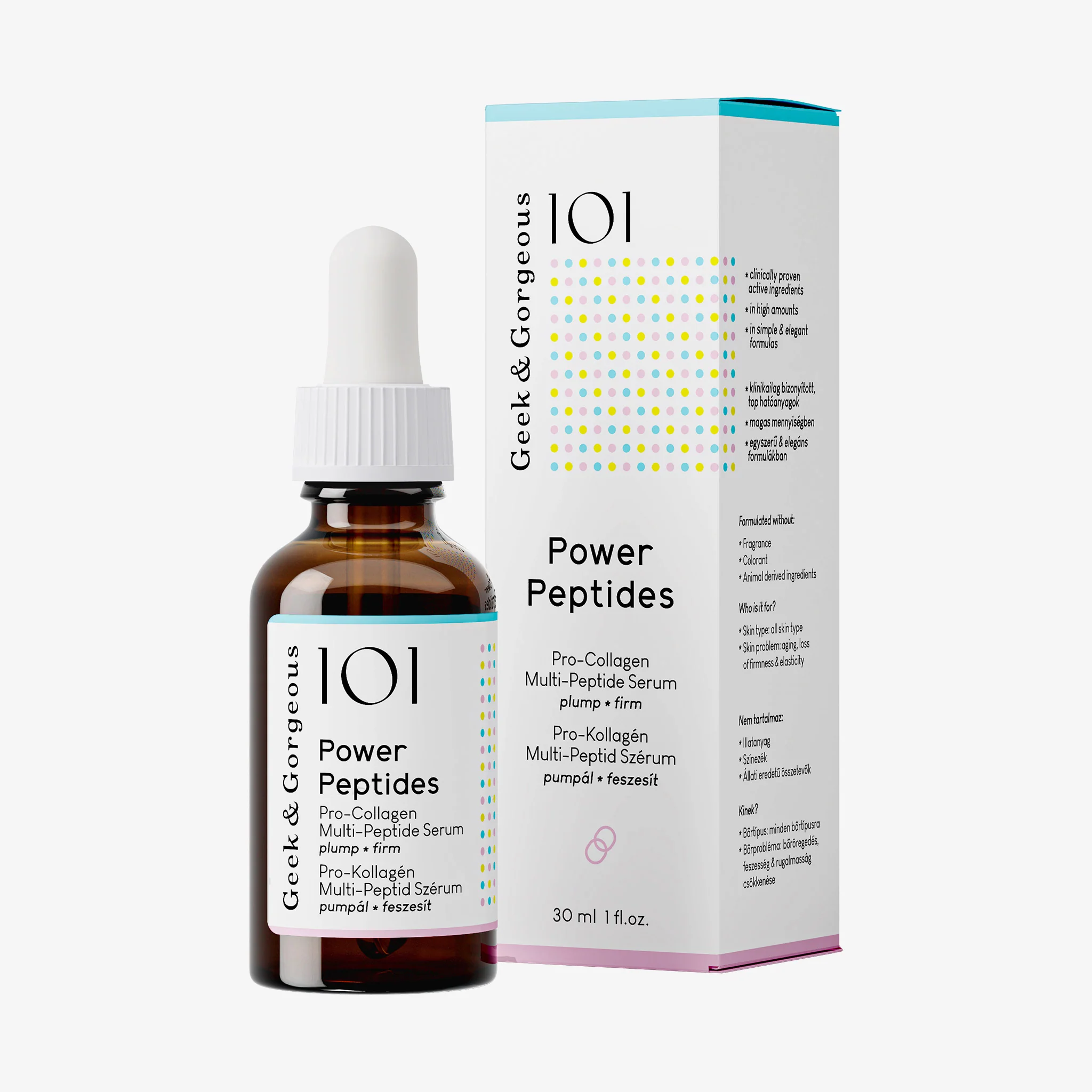 سرم جوانساز و کلاژن ساز پاور پپتاید گیک اند گورجس